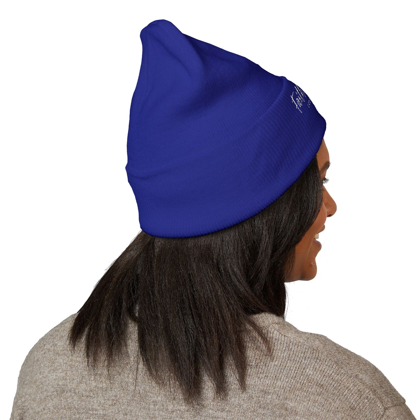 Bible Verse Beanie - Christian Faith Hat, Inspirational Scripture Knit Cap
