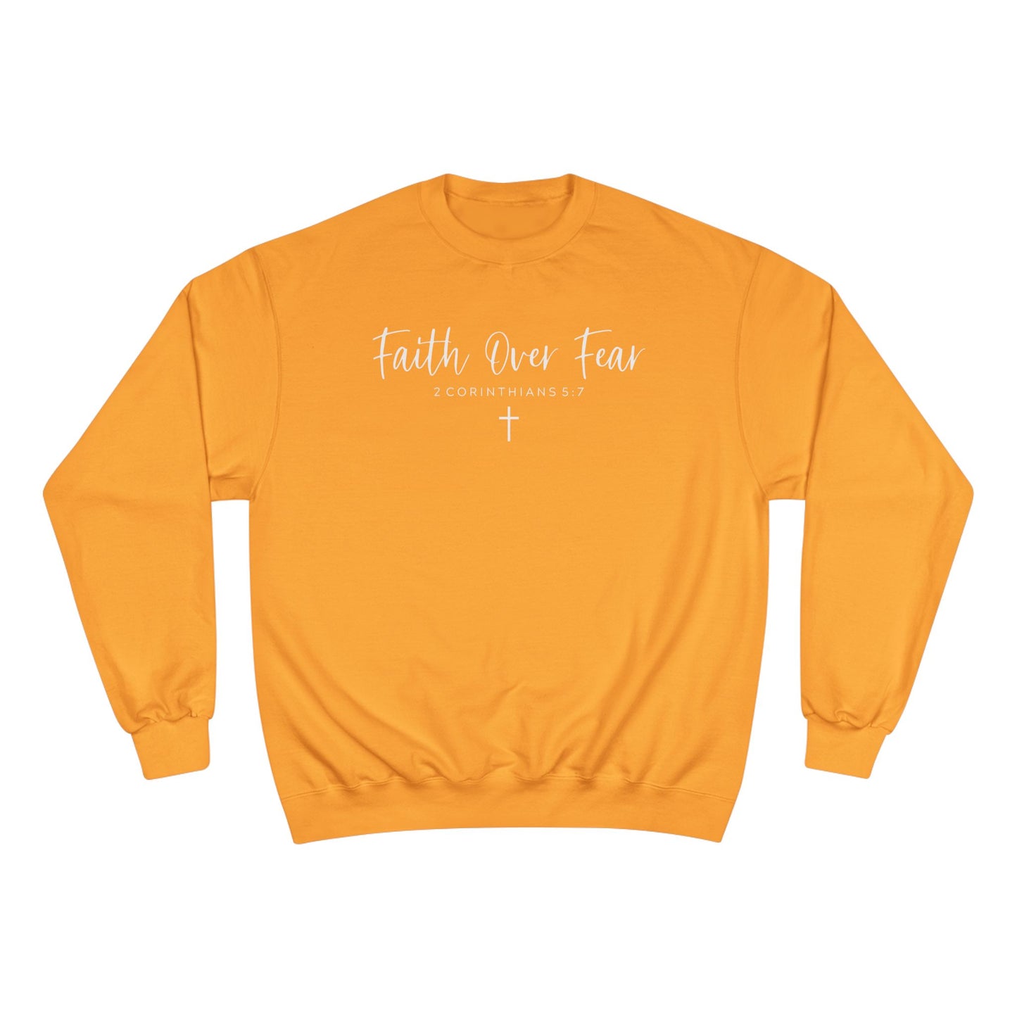 Faith over Fear Sweatshirt -Christian Inspirational Hoodie, Motivational Faith pullover