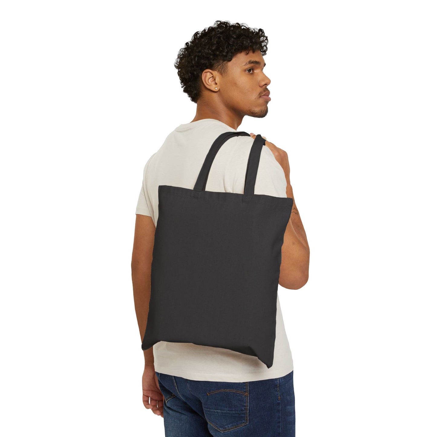 Faith Cotton Canvas Tote Bag — Inspirational Scripture Quote Tote