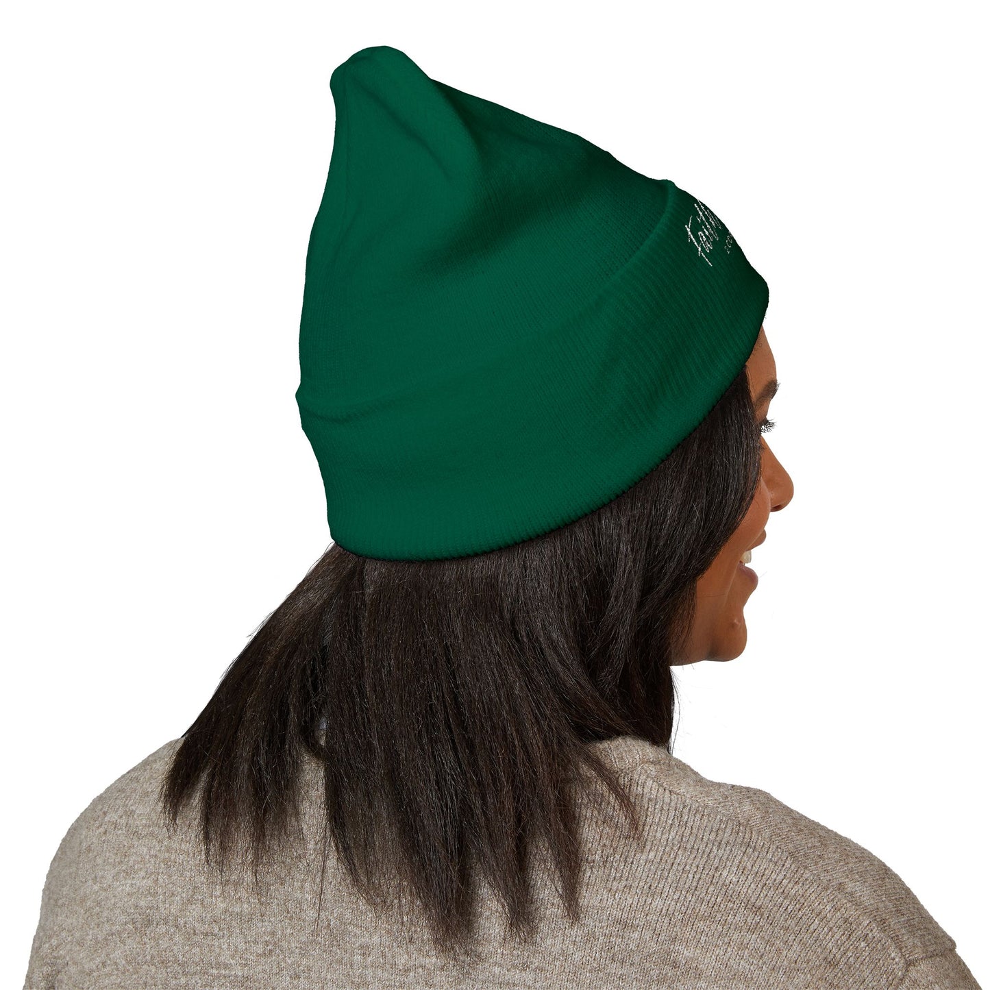 Bible Verse Beanie - Christian Faith Hat, Inspirational Scripture Knit Cap