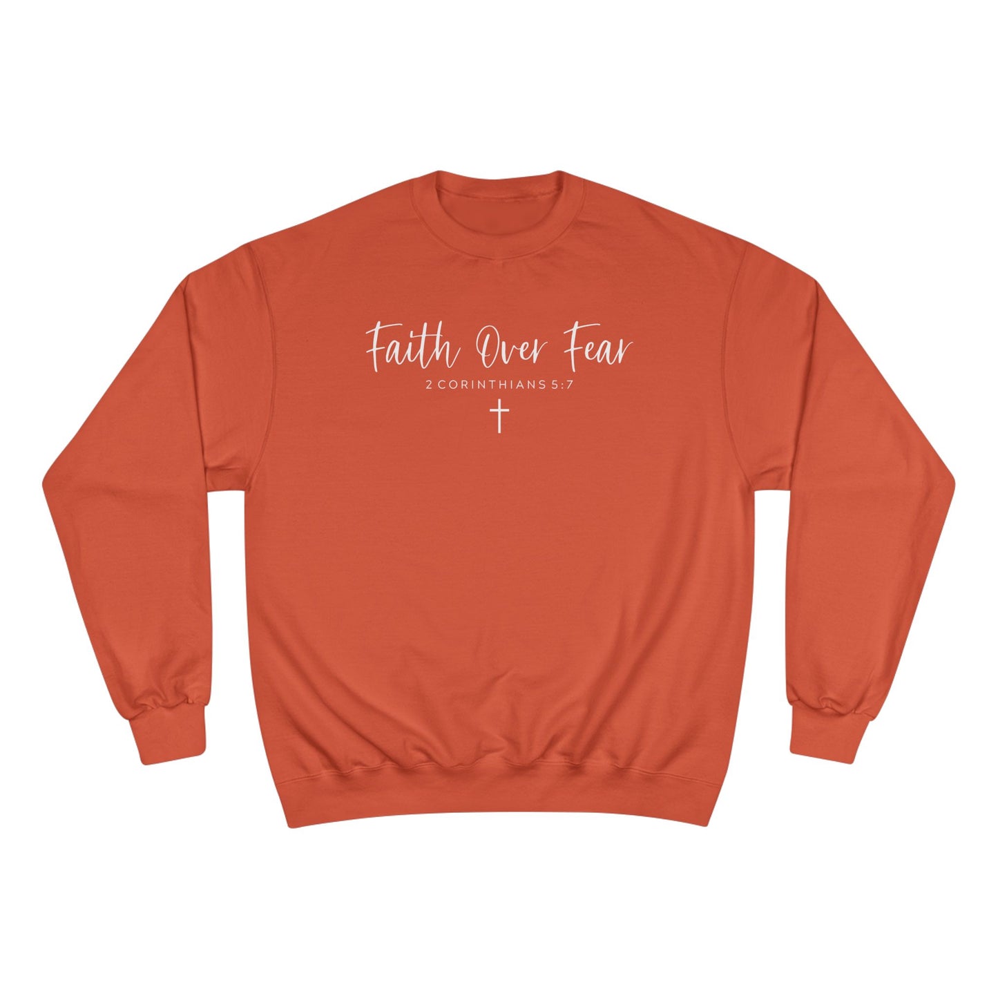 Faith over Fear Sweatshirt -Christian Inspirational Hoodie, Motivational Faith pullover