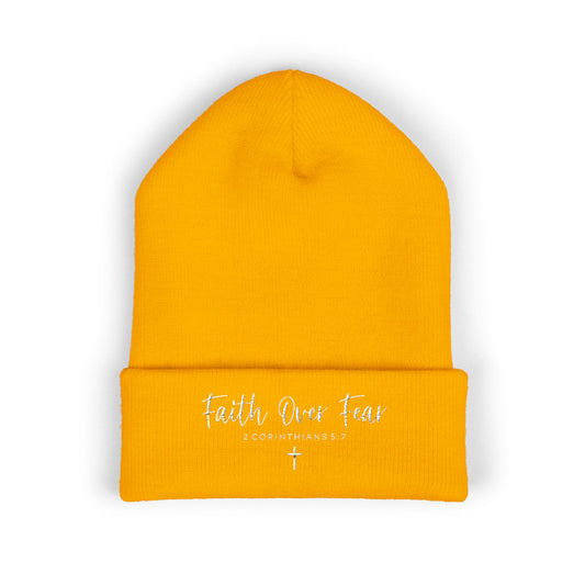 Embroidered Faith Inspired Beanie