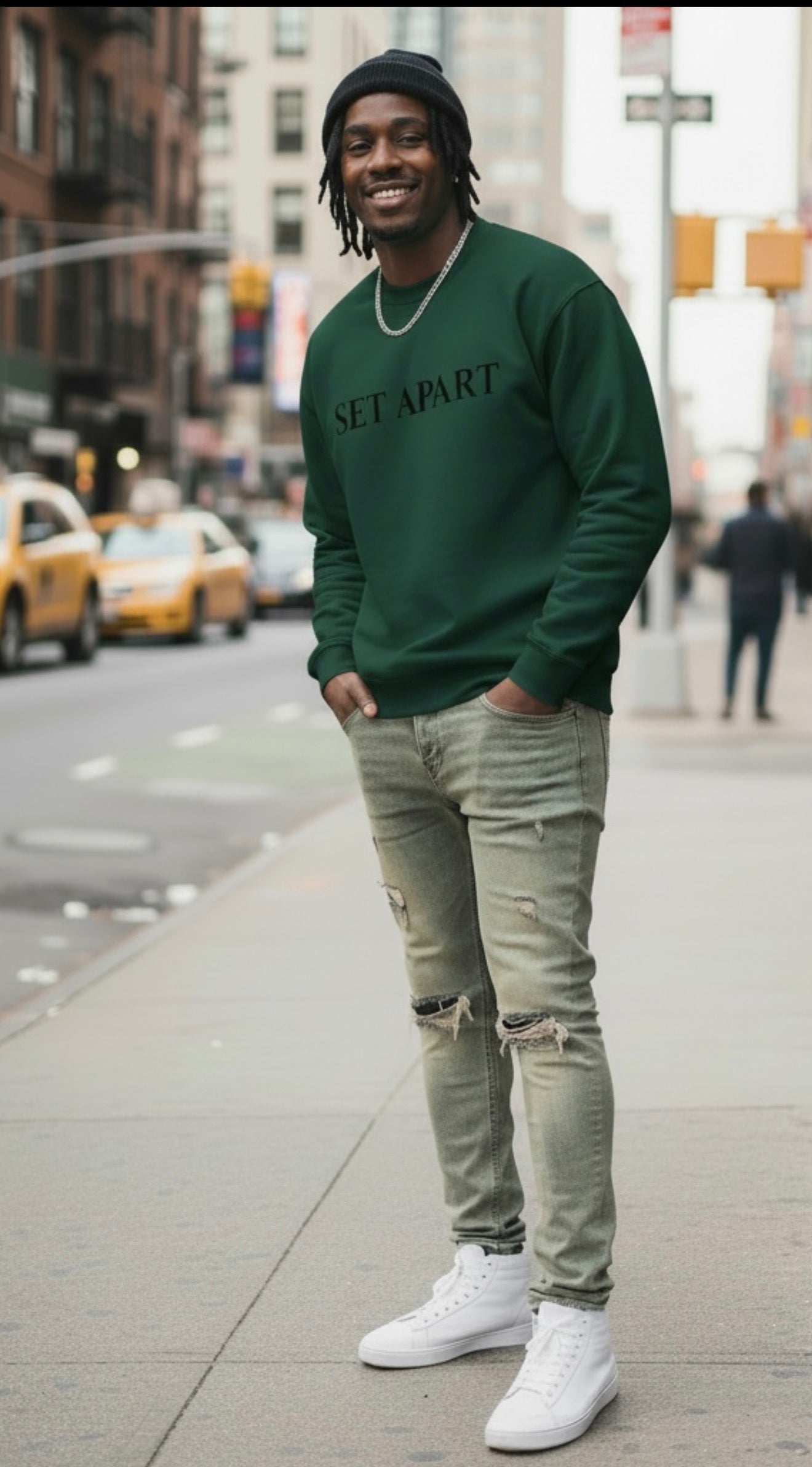 Faith Sweatshirt — Garment-Dyed Cozy Christian Crewneck