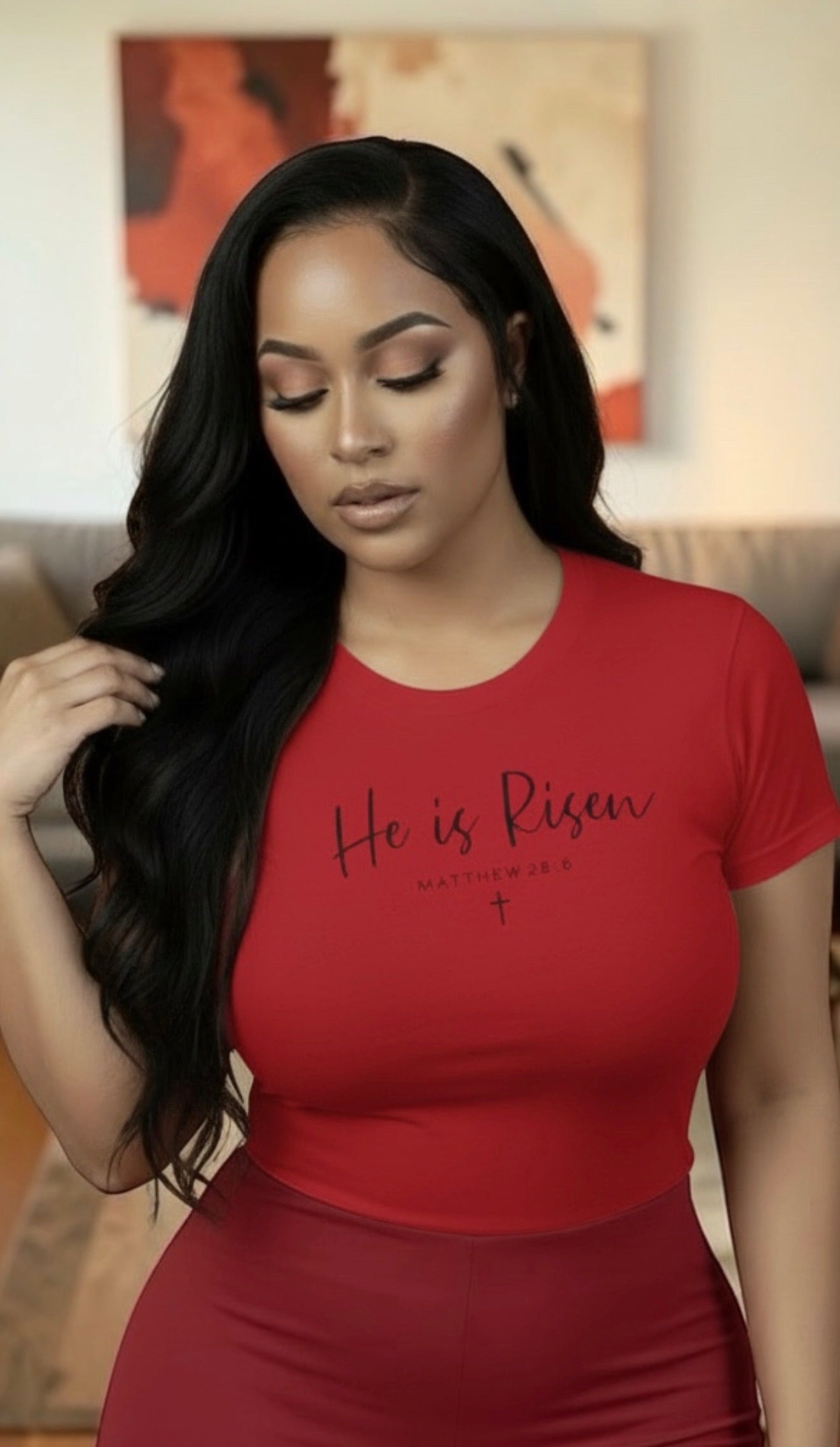 "He is Risen" T-Shirt - Christian Easter Shirt, Faith & Jesus Graphic Tee