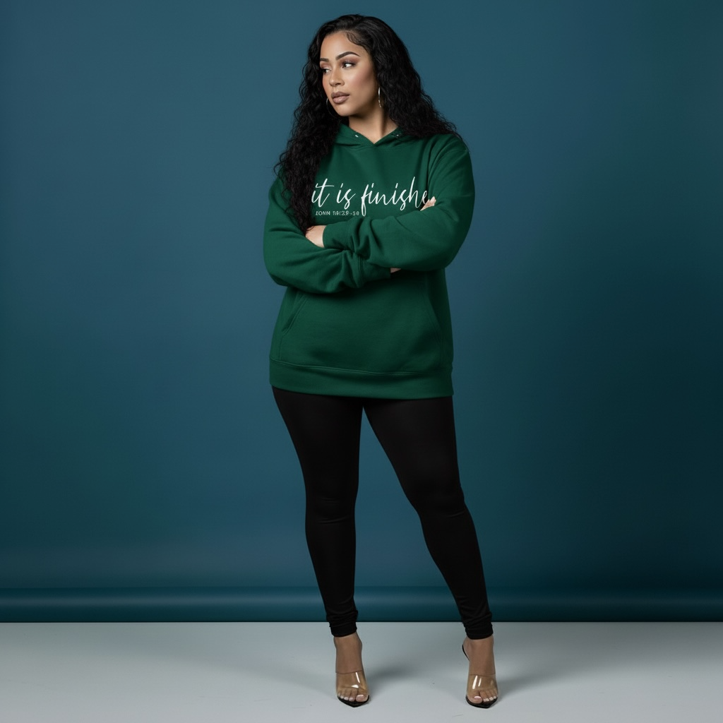 Faith Sweatshirt Hoodie — "Faith" Inspirational Pullover