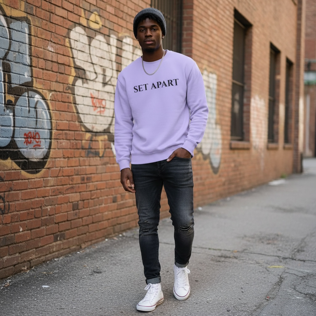 Faith Sweatshirt — Garment-Dyed Cozy Christian Crewneck