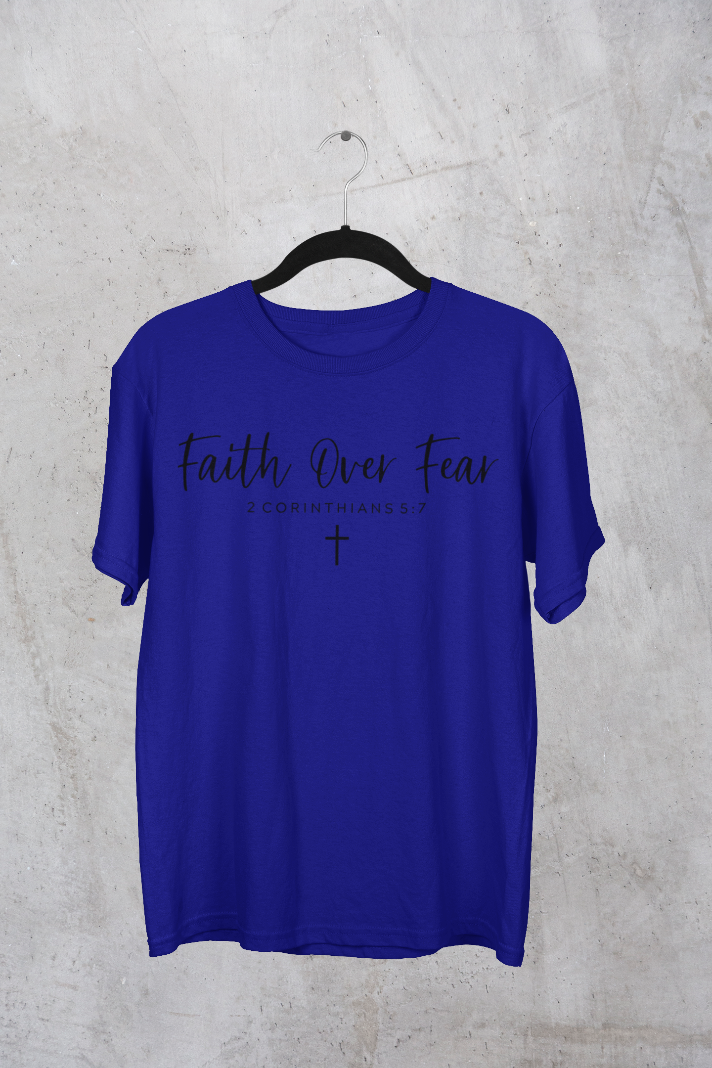 Faith over Fear T-Shirt- Christian Inspirational Shirt, Motivational Scripture Tee