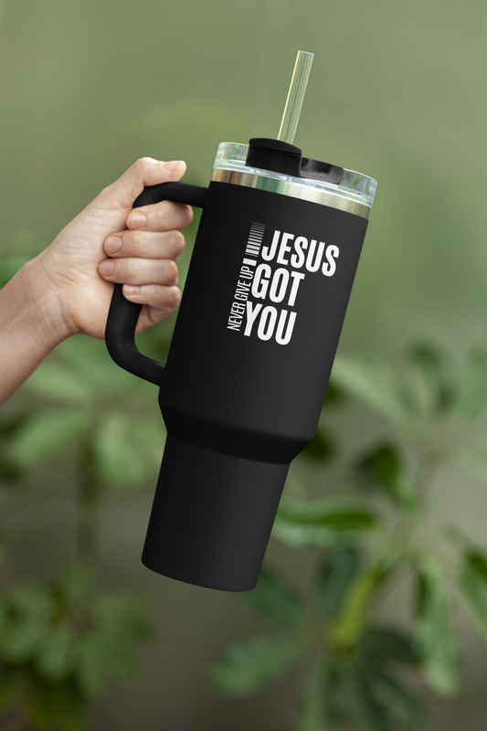 Jesus got You Insulated Travel Mug, 40oz - Motivational Coffee Cup, Travel Companion